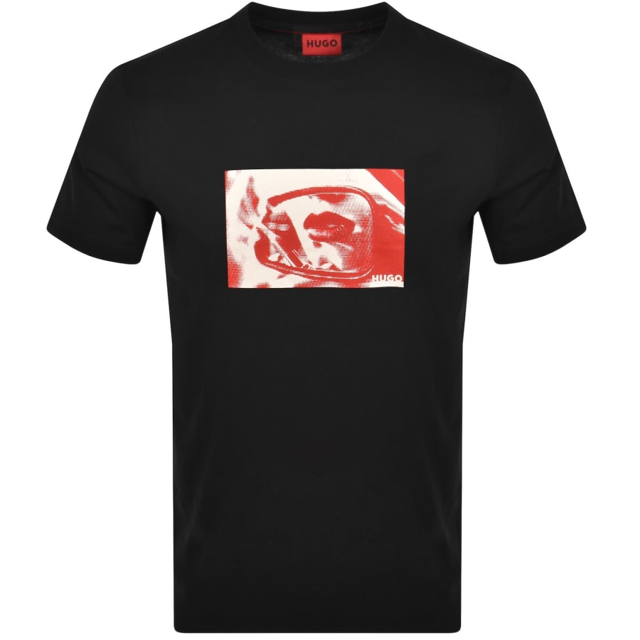 Image number 1 for HUGO Dirom T Shirt Black