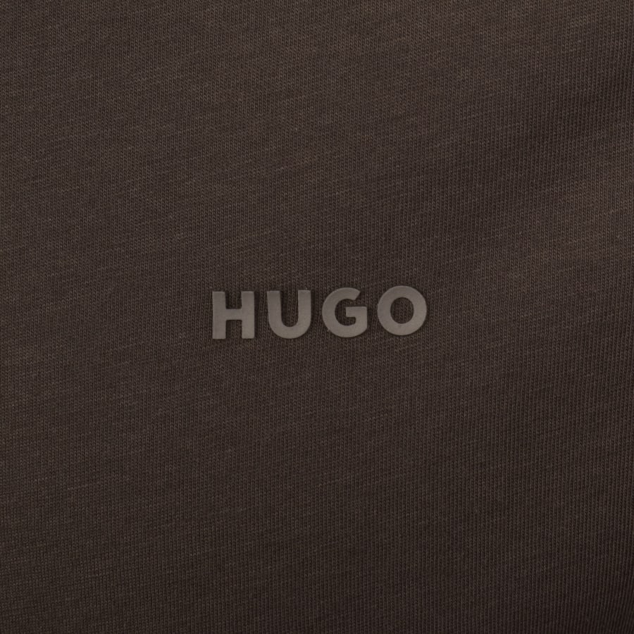 Image number 3 for HUGO Dapocrew Relaxed Fit Sweatshirt Brown