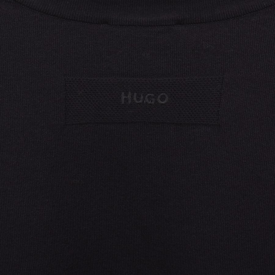 Image number 3 for HUGO San Cody Knit Jumper Navy