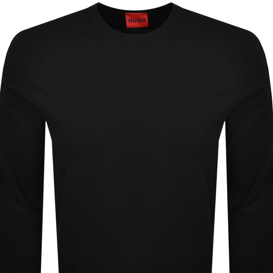 Image number 2 for HUGO San Cody Knit Jumper Black