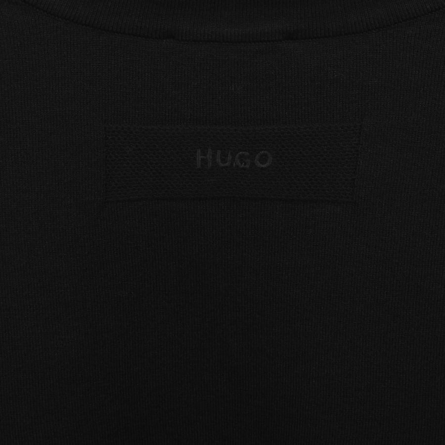Image number 3 for HUGO San Cody Knit Jumper Black