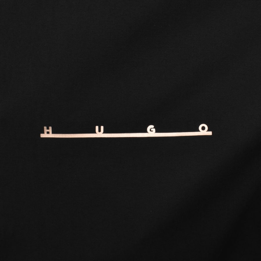 Image number 3 for HUGO Long Sleeved Emero Shirt Black