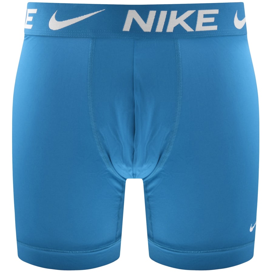 Image number 2 for Nike Essential Micro 5 Pack Boxer Briefs Blue
