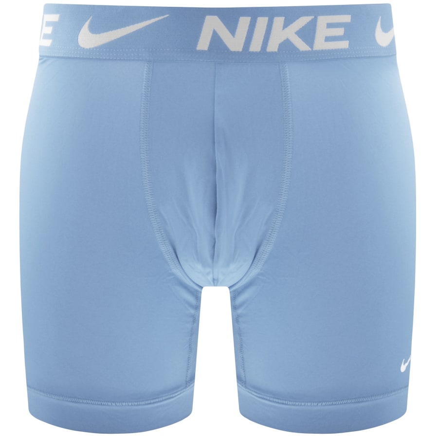 Image number 5 for Nike Essential Micro 5 Pack Boxer Briefs Blue