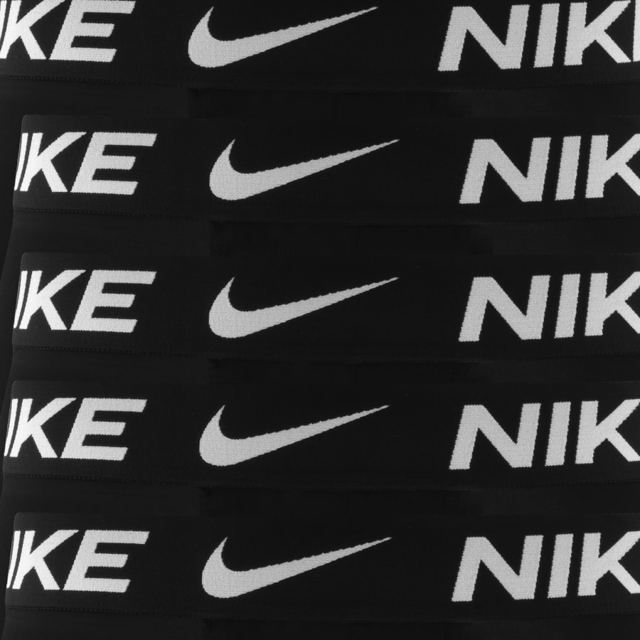 Image number 4 for Nike Essential Micro 5 Pack Boxer Briefs Black