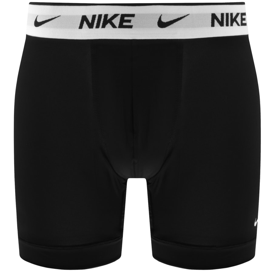 Image number 2 for Nike 3 Pack Everyday Boxer Briefs Black