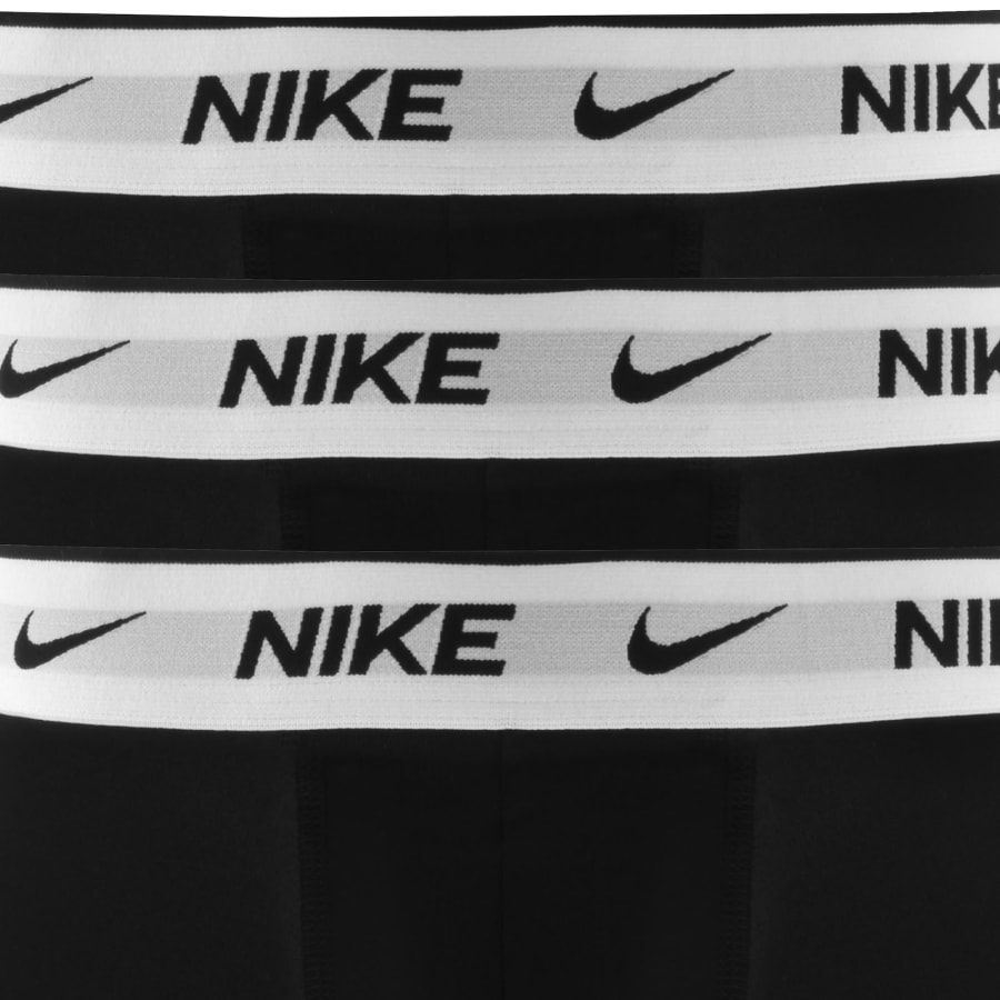 Image number 4 for Nike 3 Pack Everyday Boxer Briefs Black