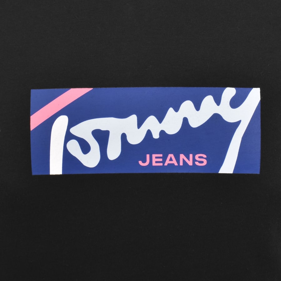 Image number 3 for Tommy Jeans Signature T Shirt Black