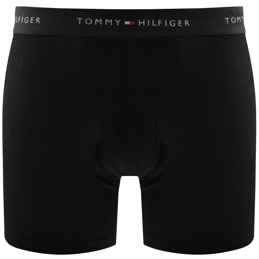 Image number 2 for Tommy Hilfiger 3 Pack Boxer Briefs Black