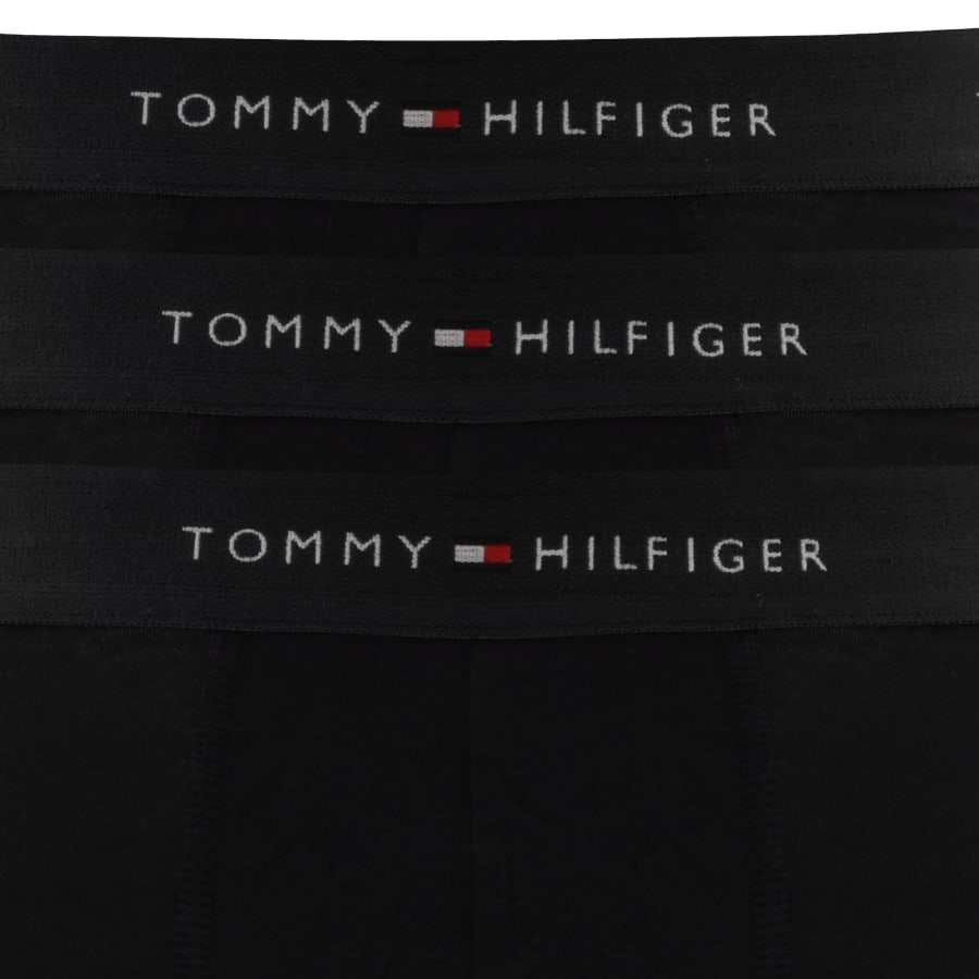 Image number 3 for Tommy Hilfiger 3 Pack Boxer Briefs Black