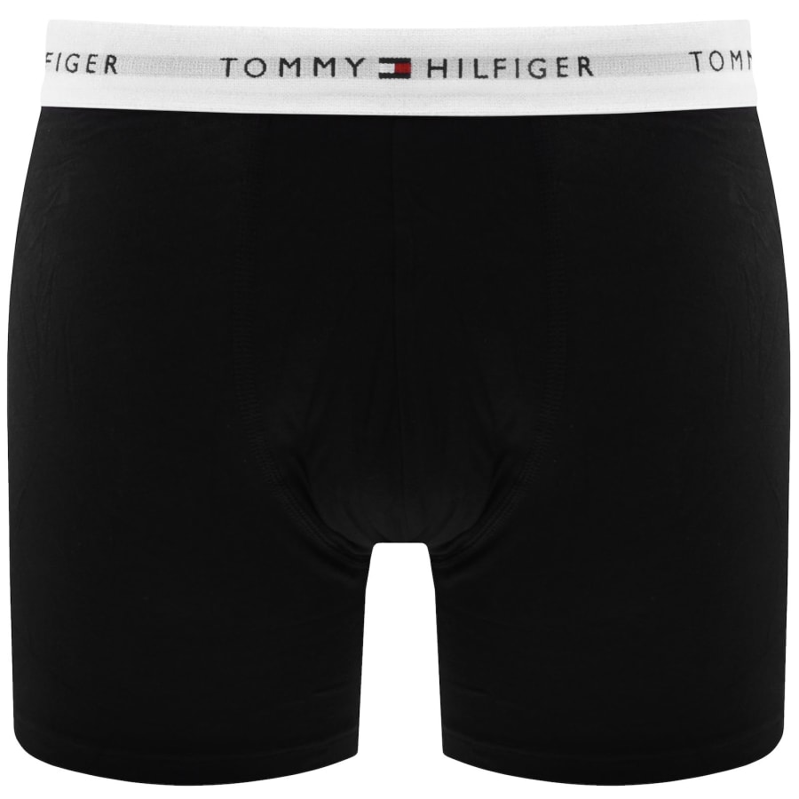 Image number 2 for Tommy Hilfiger Underwear 3 Pack Boxer Briefs Black