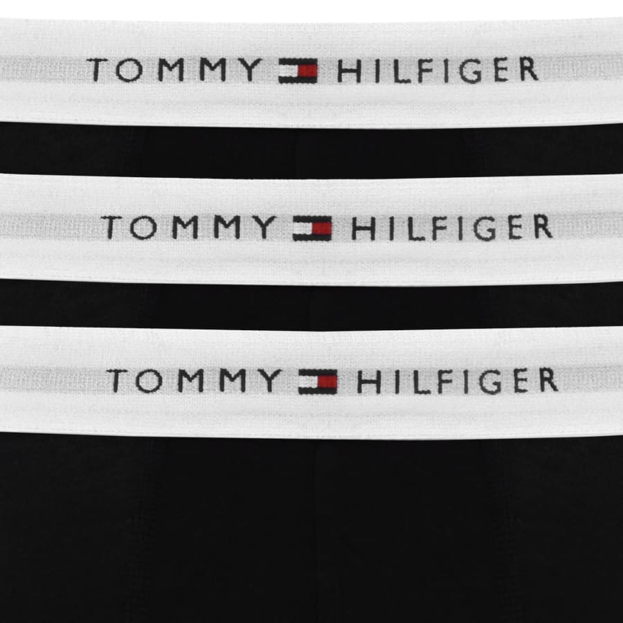 Image number 3 for Tommy Hilfiger Underwear 3 Pack Boxer Briefs Black