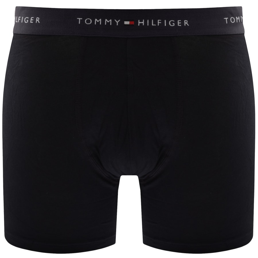 Image number 4 for Tommy Hilfiger Underwear 3 Pack Boxer Briefs Navy