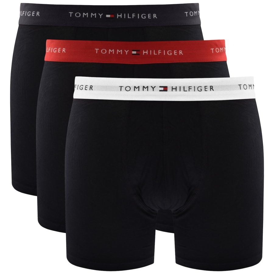 Image number 1 for Tommy Hilfiger Underwear 3 Pack Boxer Briefs Navy