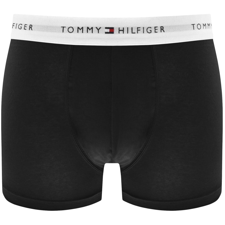 Image number 2 for Tommy Hilfiger 5 Pack Boxer Trunks Black
