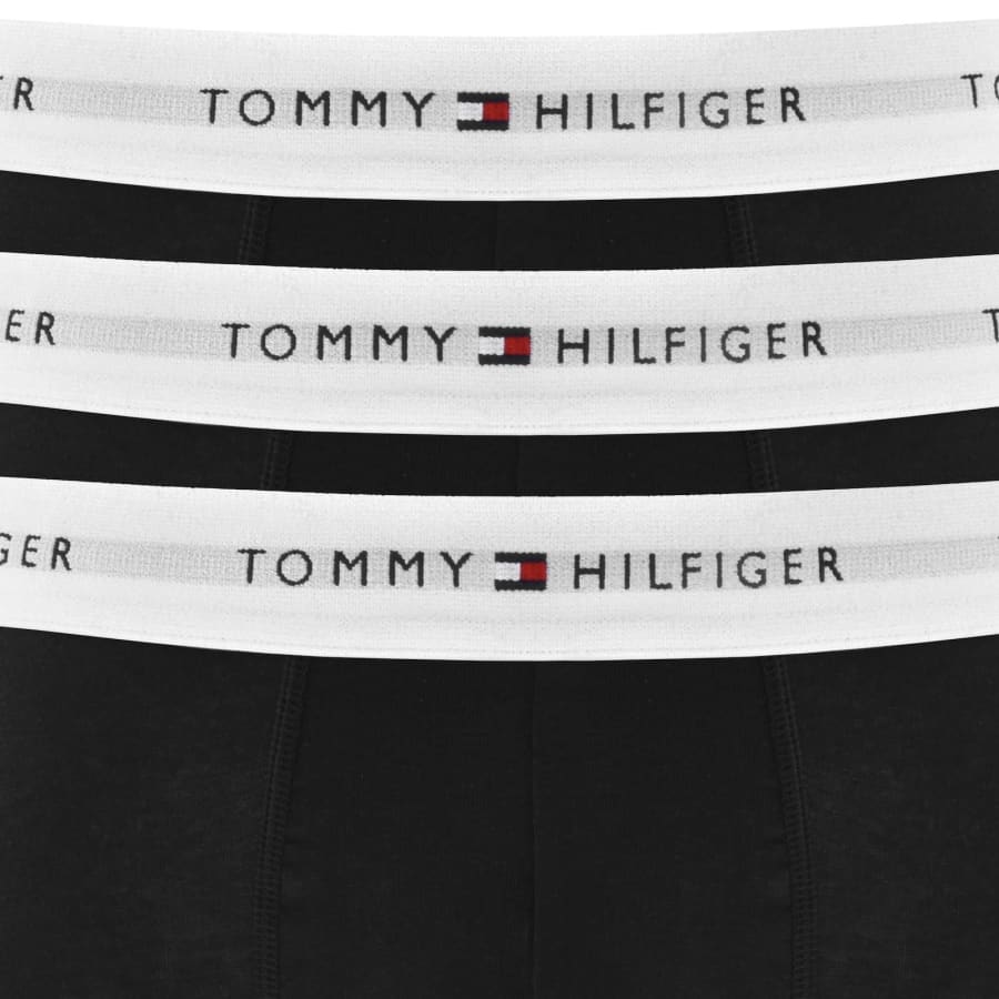 Image number 3 for Tommy Hilfiger 5 Pack Boxer Trunks Black