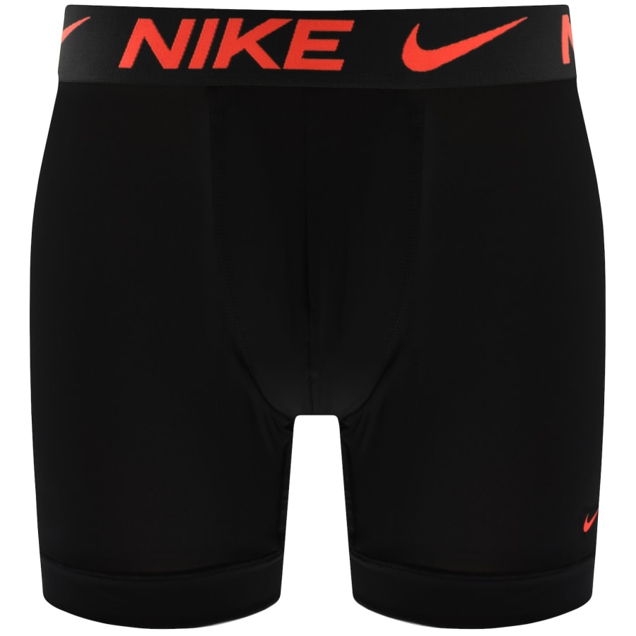 Image number 2 for Nike Essential Micro 3 Pack Boxer Briefs Black