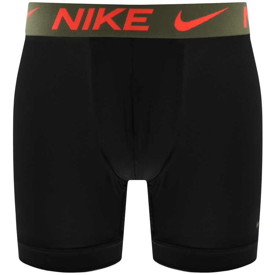 Image number 3 for Nike Essential Micro 3 Pack Boxer Briefs Black