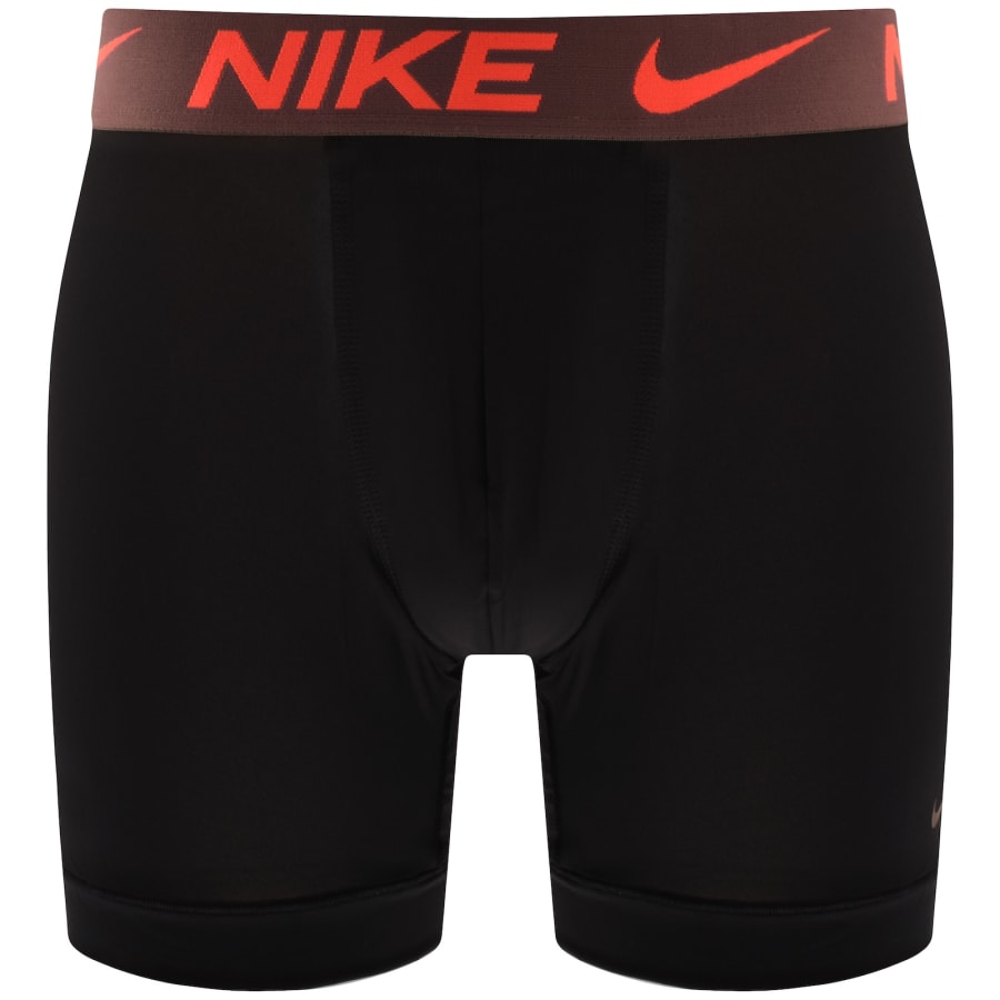 Image number 4 for Nike Essential Micro 3 Pack Boxer Briefs Black