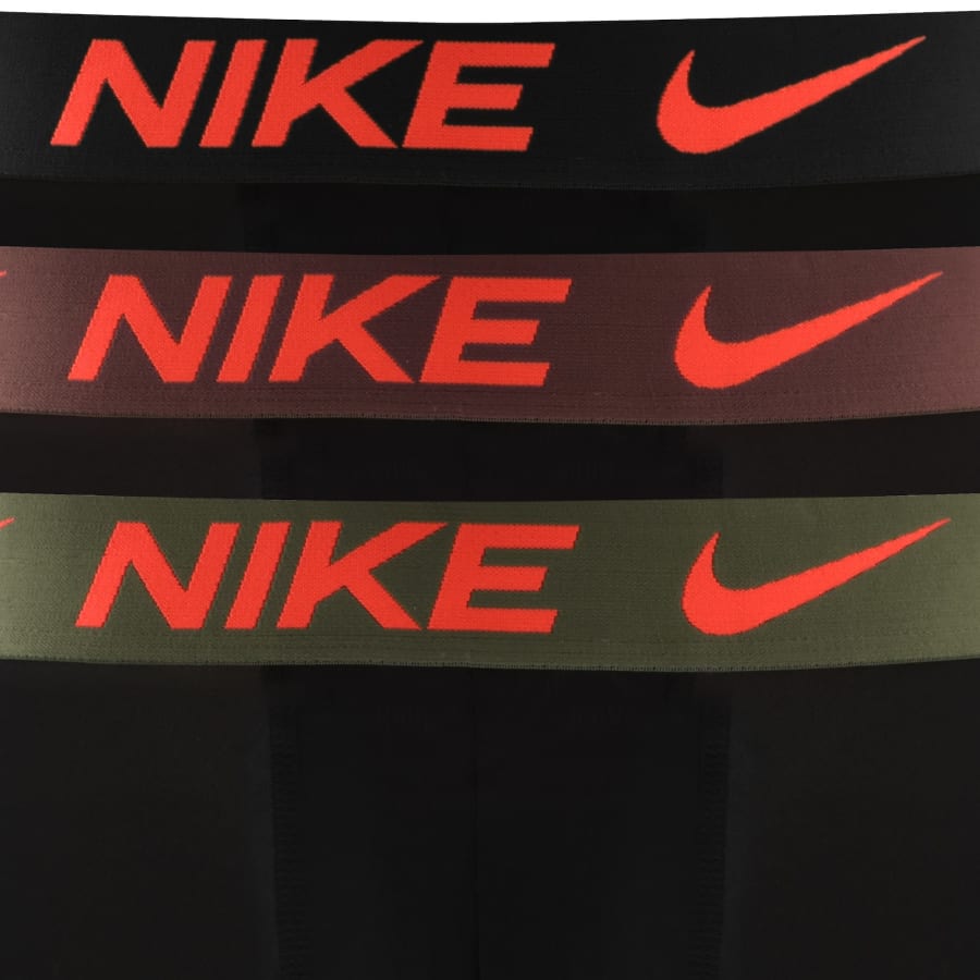 Image number 5 for Nike Essential Micro 3 Pack Boxer Briefs Black