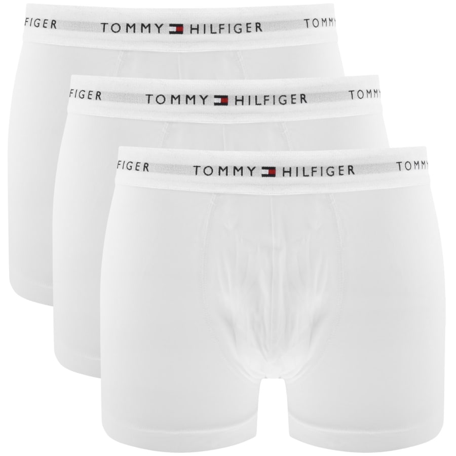 Image number 1 for Tommy Hilfiger Underwear 3 Pack Trunks White