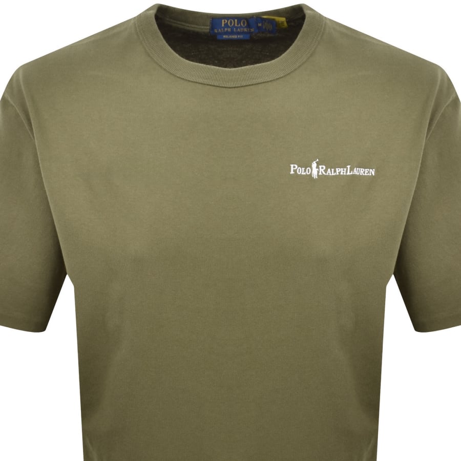 Image number 2 for Ralph Lauren Relaxed Fit T Shirt Green