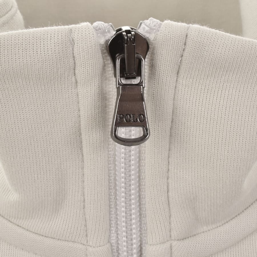 Image number 4 for Ralph Lauren Quarter Zip Sweatshirt Grey