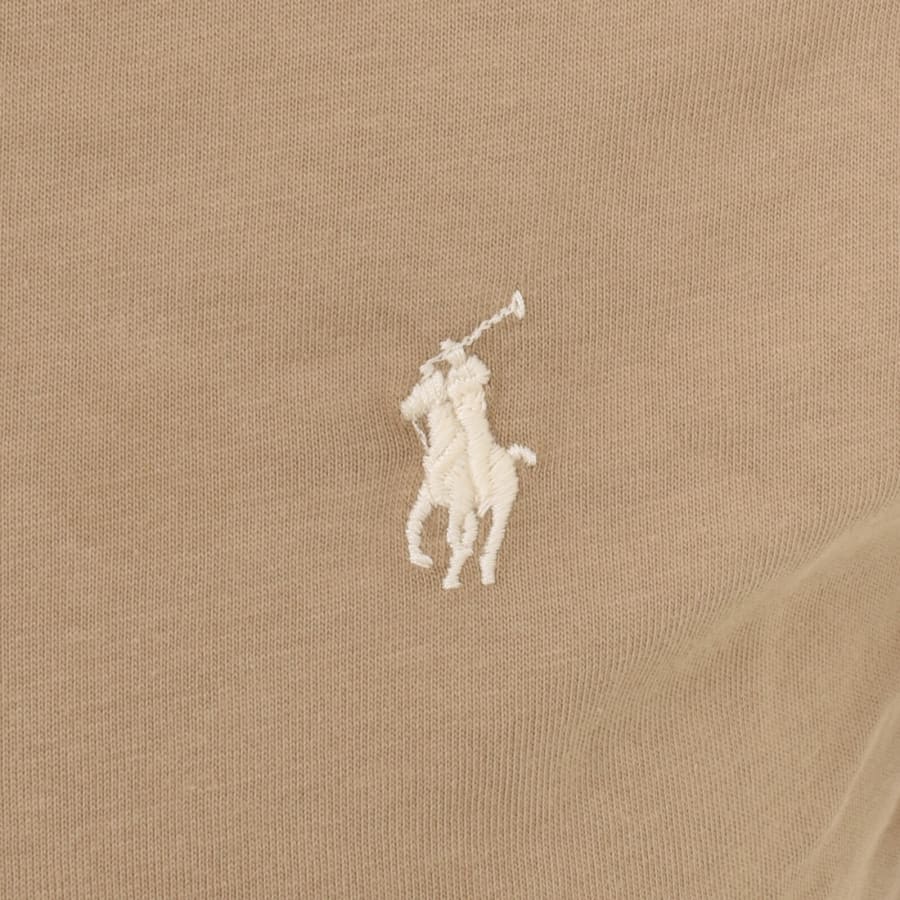Image number 3 for Ralph Lauren Short Sleeve Slim Fit T Shirt Brown