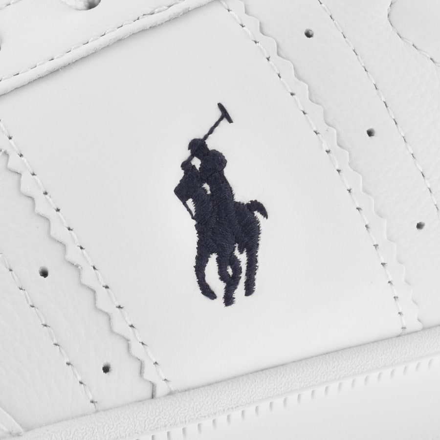 Image number 4 for Ralph Lauren Heritage Aera Trainers White