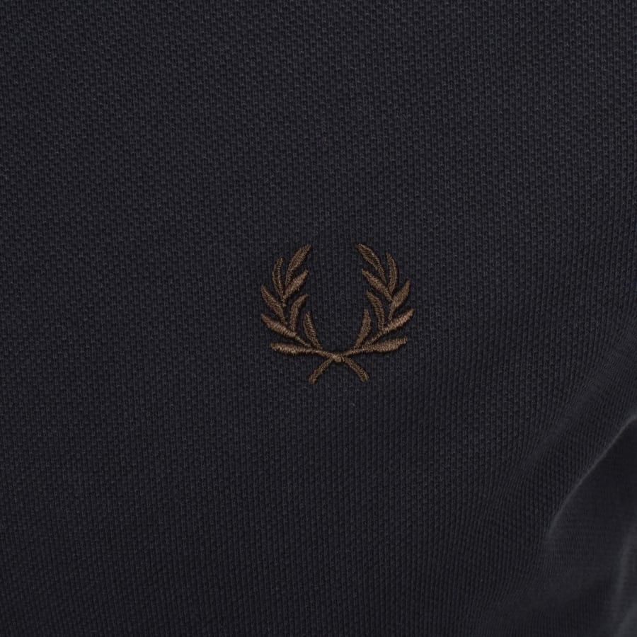 Image number 3 for Fred Perry Twin Tipped Polo T Shirt Navy