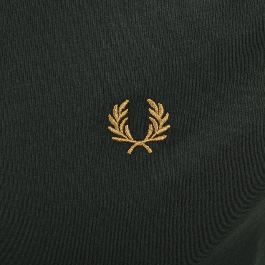 Image number 3 for Fred Perry Twin Tipped T Shirt Green