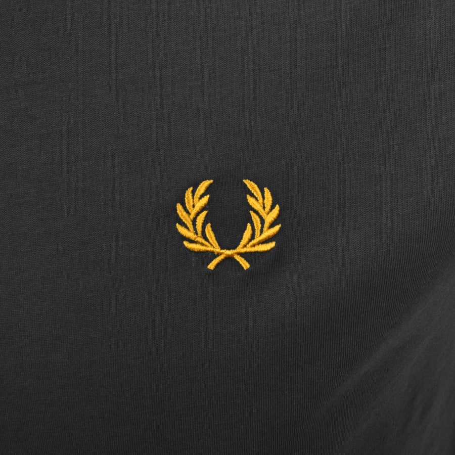 Image number 3 for Fred Perry Ringer T Shirt Grey