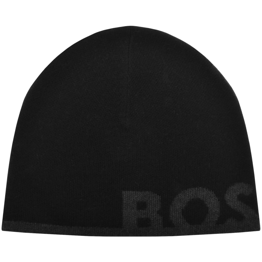 Image number 1 for BOSS Reviso Wool Blend Beanie Black