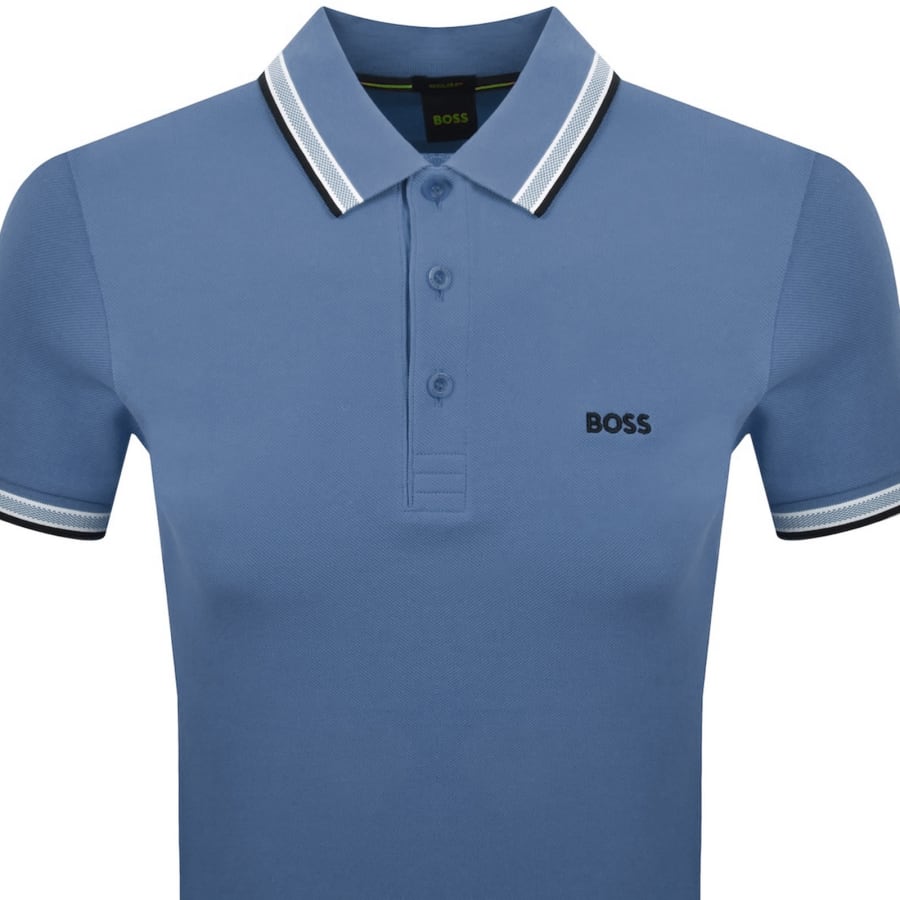 Image number 2 for BOSS Paddy Polo T Shirt Blue