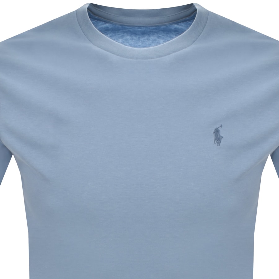 Image number 2 for Ralph Lauren Short Sleeve Slim Fit T Shirt Blue