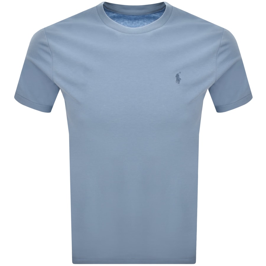 Image number 1 for Ralph Lauren Short Sleeve Slim Fit T Shirt Blue