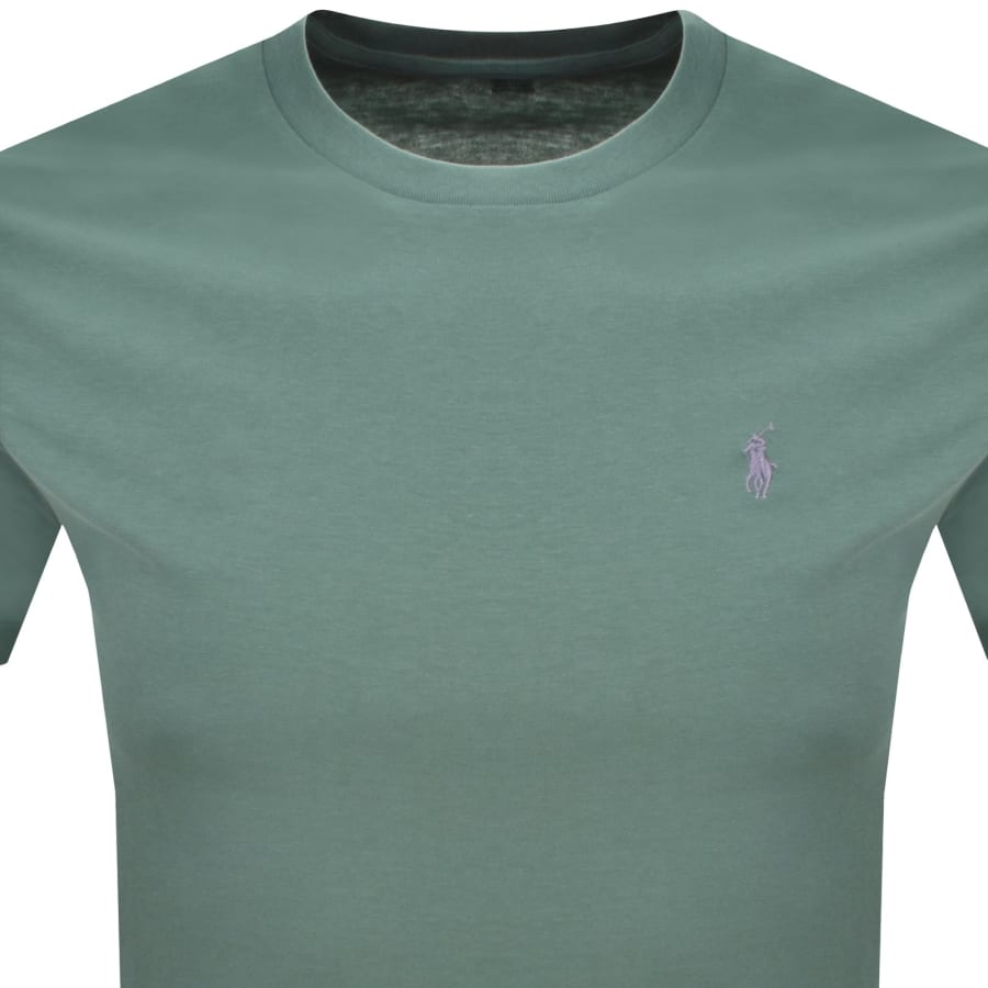 Image number 2 for Ralph Lauren Short Sleeve Slim Fit T Shirt Green