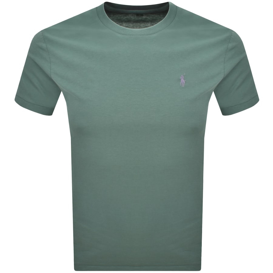 Image number 1 for Ralph Lauren Short Sleeve Slim Fit T Shirt Green