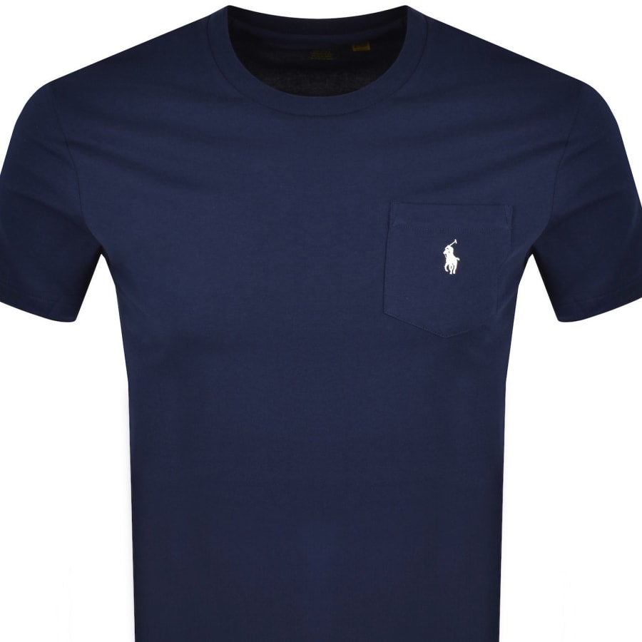 Image number 2 for Ralph Lauren Pocket T Shirt Navy