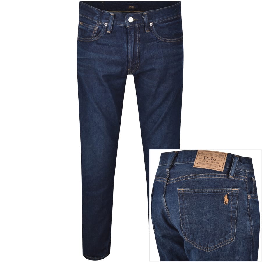 Image number 1 for Ralph Lauren Sullivan Slim Fit Jeans Blue