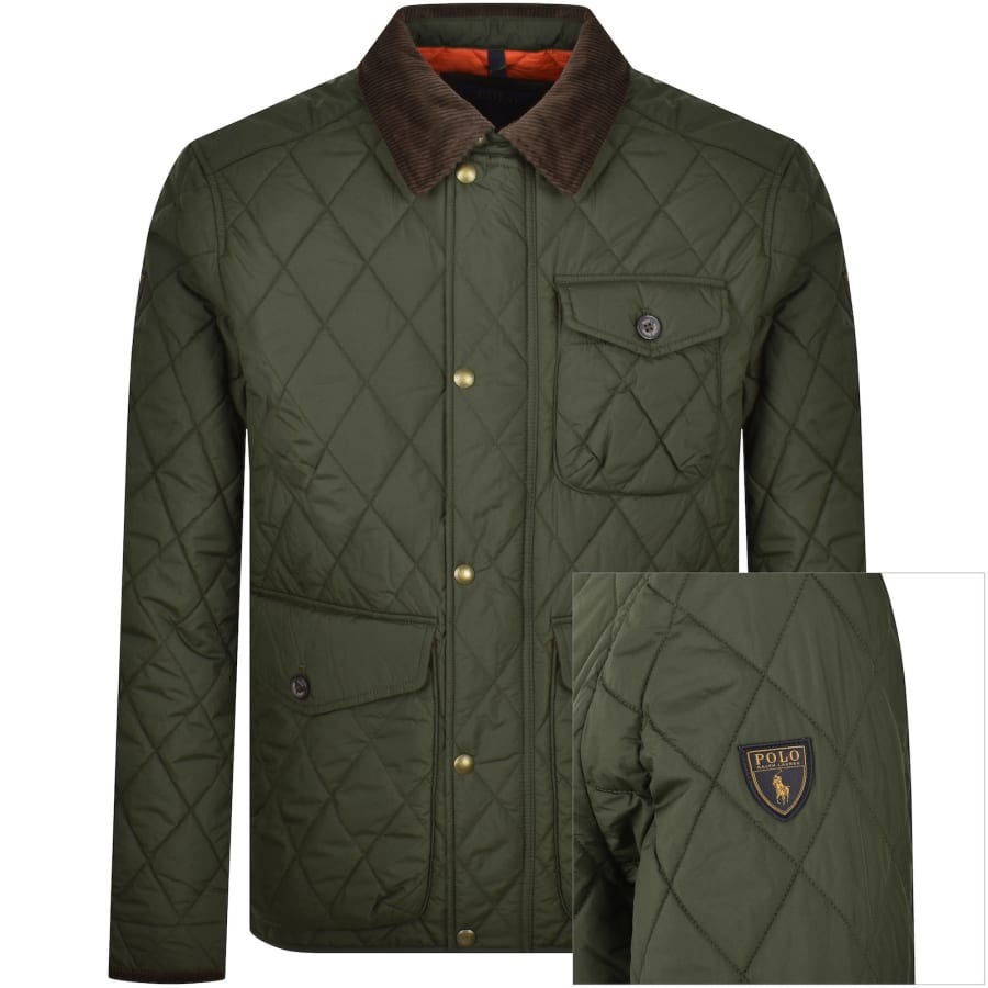 Image number 1 for Ralph Lauren Beaton Field Jacket Green