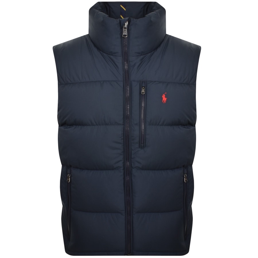 Image number 1 for Ralph Lauren Gorham Down Gilet Navy