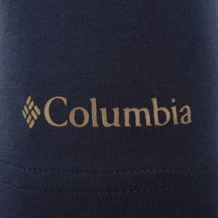 Image number 4 for Columbia Seasonal Graphic T Shirt Navy
