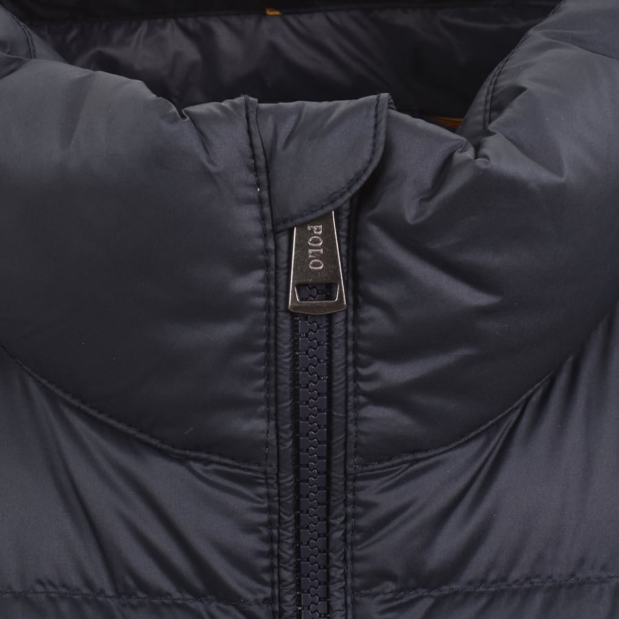Image number 4 for Ralph Lauren Down Puffer Jacket Navy
