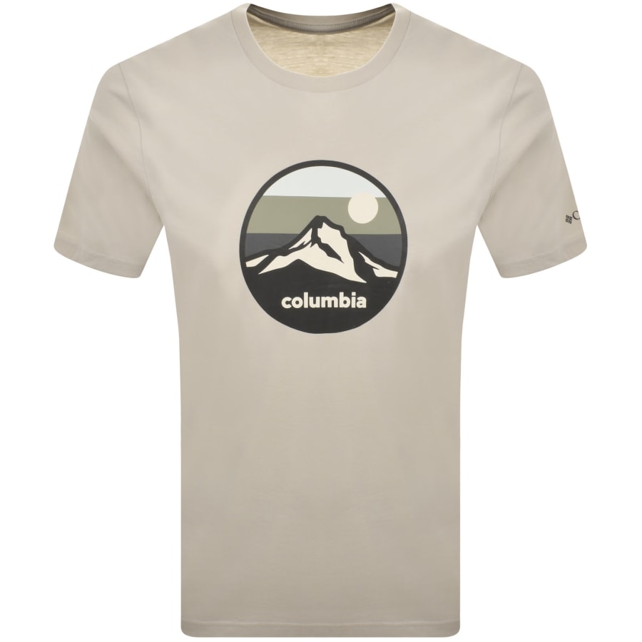Image number 1 for Columbia Seasonal Graphic T Shirt Grey