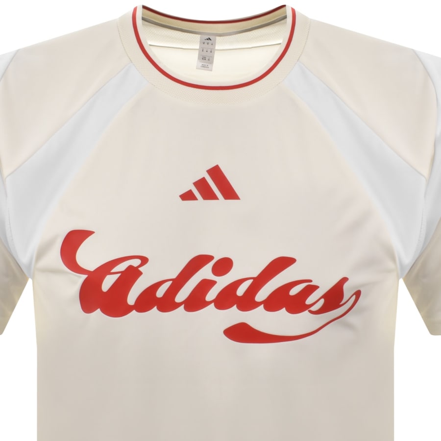 Image number 2 for adidas Sportswear Tiro T Shirt Off White