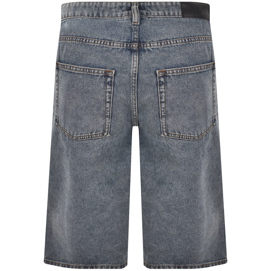 Image number 2 for adidas Originals Denim Shorts Blue