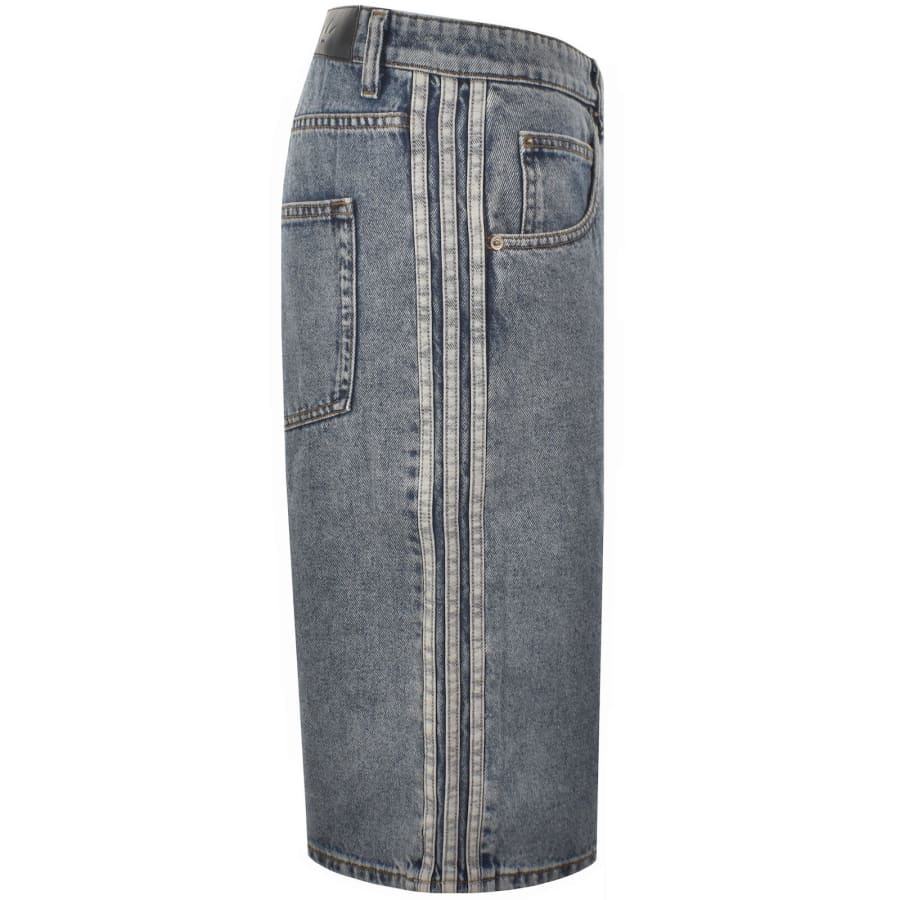 Image number 3 for adidas Originals Denim Shorts Blue
