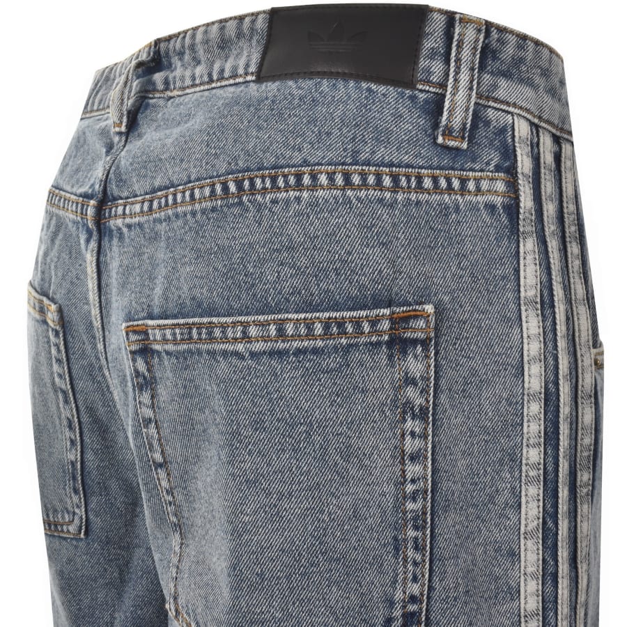 Image number 4 for adidas Originals Denim Shorts Blue