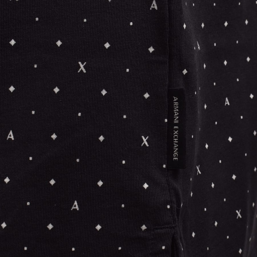 Image number 3 for Armani Exchange Polo T Shirt Navy